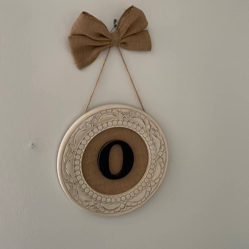 Wall Hanging with letter O